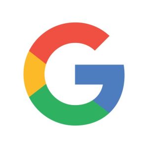 Google's multicolored 'G' logo on a white background.